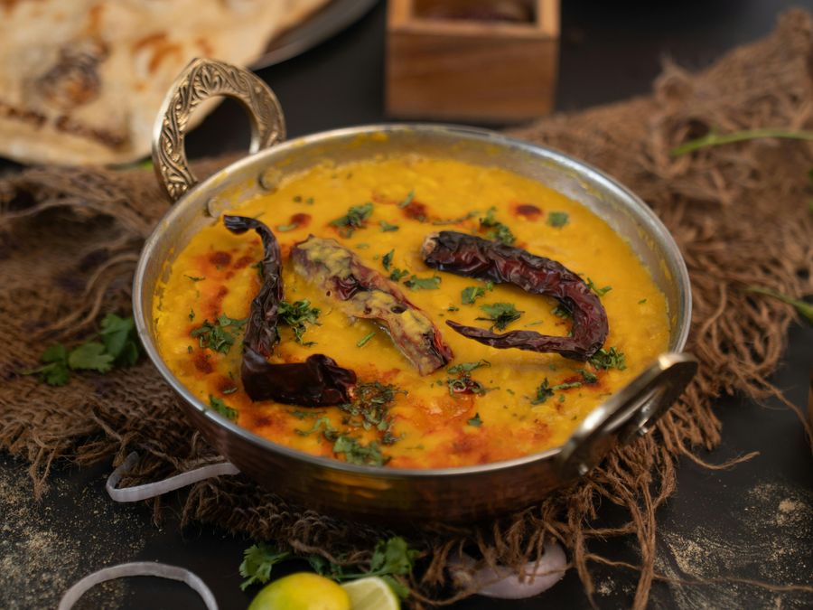 A spread of dishes at Hamara
